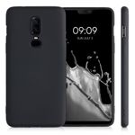 Husa pentru OnePlus 6, Silicon, Negru, 55346.01, Kwmobile fotografia produsului View 2 S