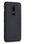 Husa pentru OnePlus 6, Silicon, Negru, 55346.01, Kwmobile fotografia produsului View 9 S