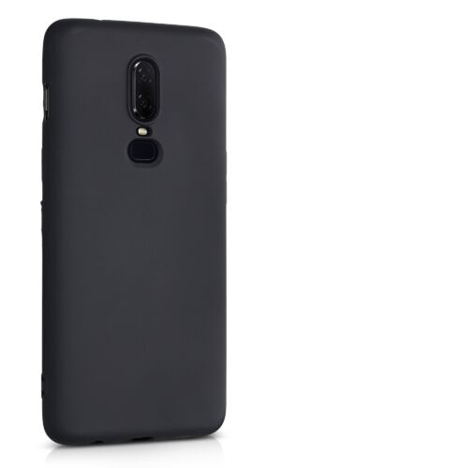 Husa pentru OnePlus 6, Silicon, Negru, 55346.01, Kwmobile fotografia produsului View 9 L