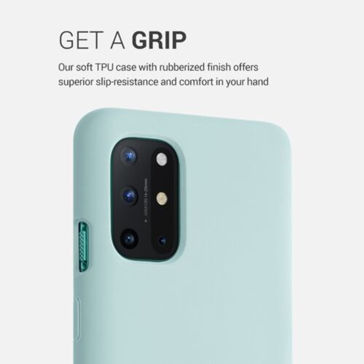 Husa pentru OnePlus 8T, Silicon, Verde, 53683.200, Kwmobile fotografia produsului View 4 L