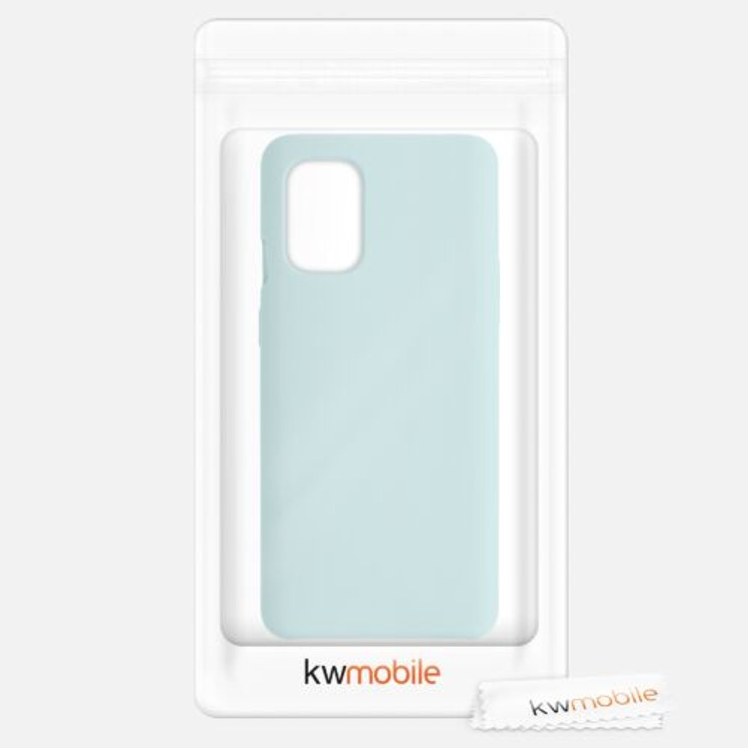 Husa pentru OnePlus 8T, Silicon, Verde, 53683.200, Kwmobile fotografia produsului View 8 L