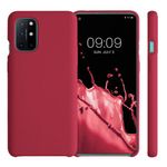 Husa pentru OnePlus 8T, Silicon, Rosu, 53683.229, Kwmobile fotografia produsului View 2 S