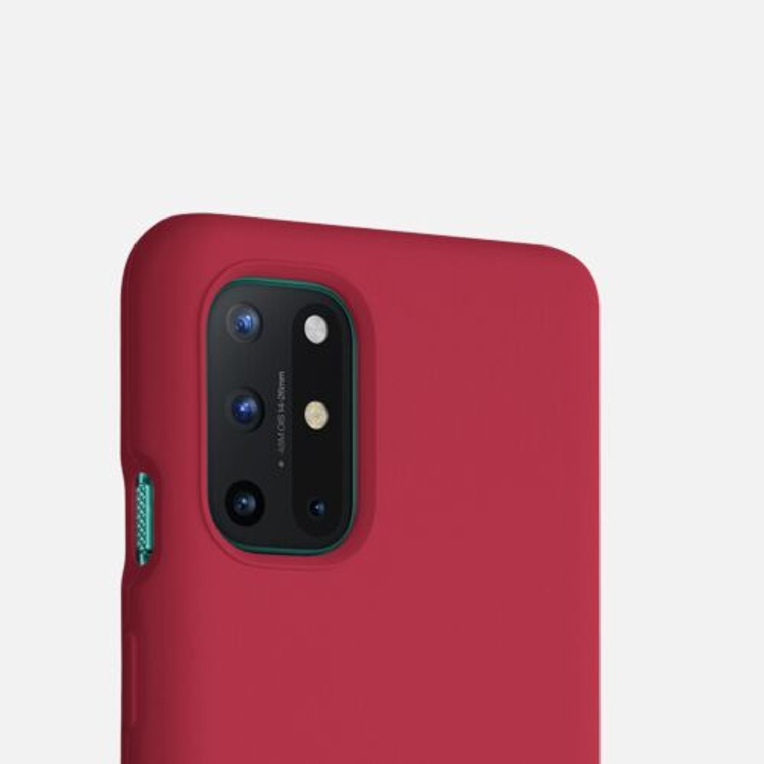 Husa pentru OnePlus 8T, Silicon, Rosu, 53683.229, Kwmobile fotografia produsului View 7 L