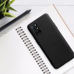 Husa pentru OnePlus 8T, Silicon, Negru, 55350.01, Kwmobile fotografia produsului View 3 S