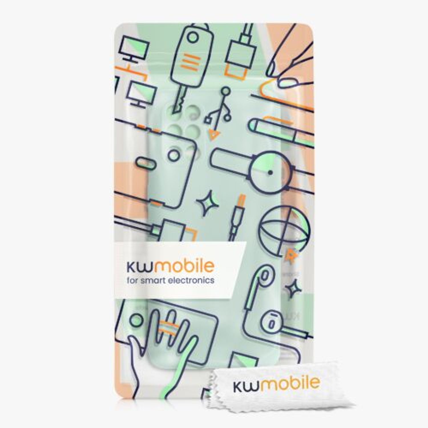 Husa pentru OnePlus 8T, Silicon, Verde, 55350.200, Kwmobile fotografia produsului View 12 L