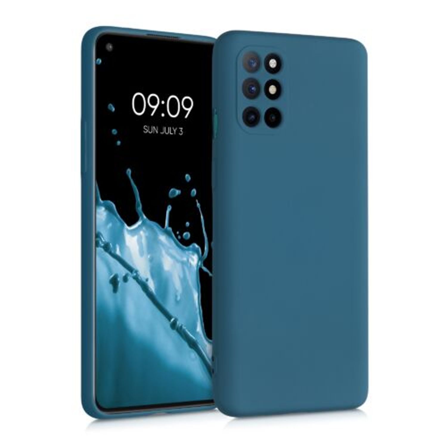 Husa pentru OnePlus 8T, Silicon, Albastru, 55350.57, Kwmobile fotografia produsului