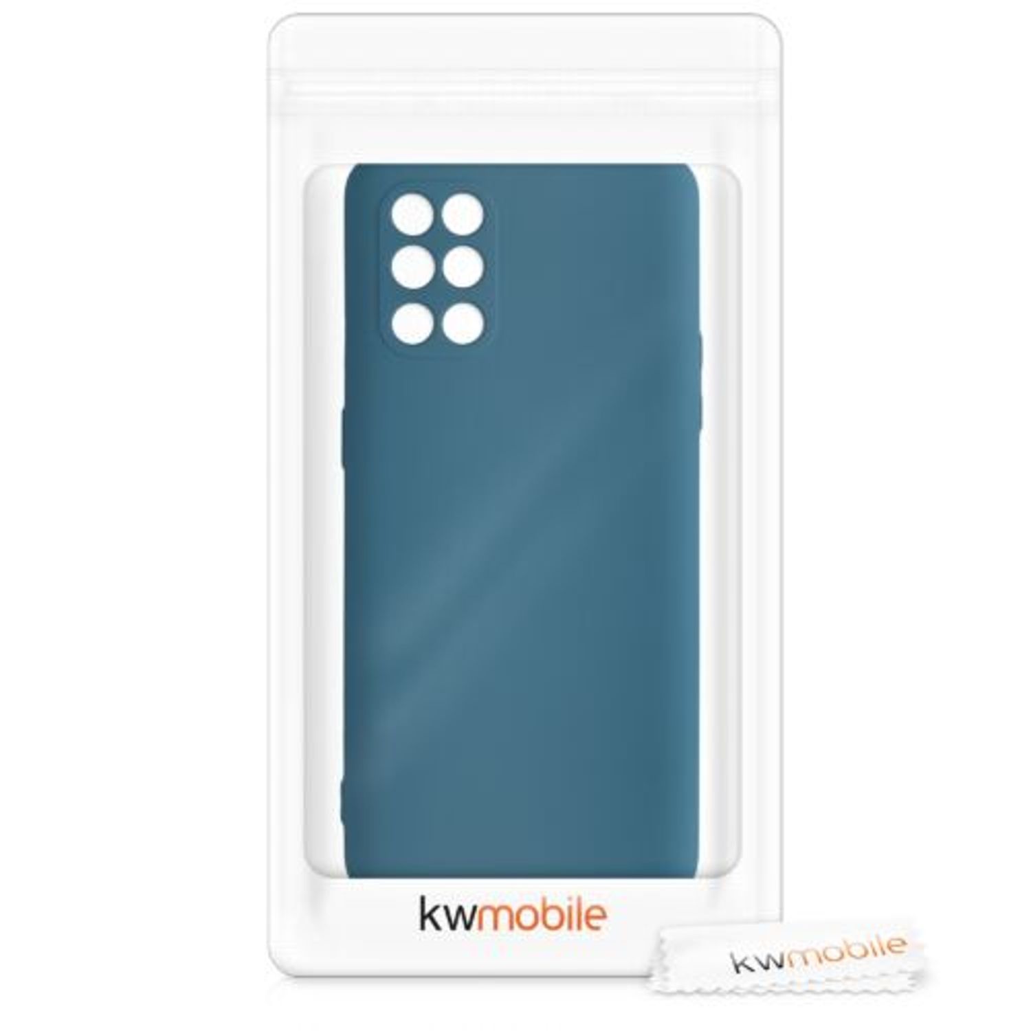 Husa pentru OnePlus 8T, Silicon, Albastru, 55350.57, Kwmobile fotografia produsului View 7 L