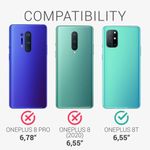 Husa pentru OnePlus 8T, Silicon, Gri, 55350.155, Kwmobile fotografia produsului View 5 S