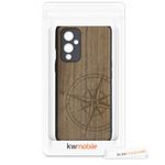 Husa pentru OnePlus 9, Lemn, Maro, 56038.01, Kwmobile fotografia produsului View 3 S