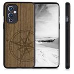 Husa pentru OnePlus 9, Lemn, Maro, 56038.01, Kwmobile fotografia produsului View 2 S