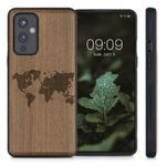 Husa pentru OnePlus 9, Lemn, Maro, 56038.03, Kwmobile fotografia produsului View 2 S
