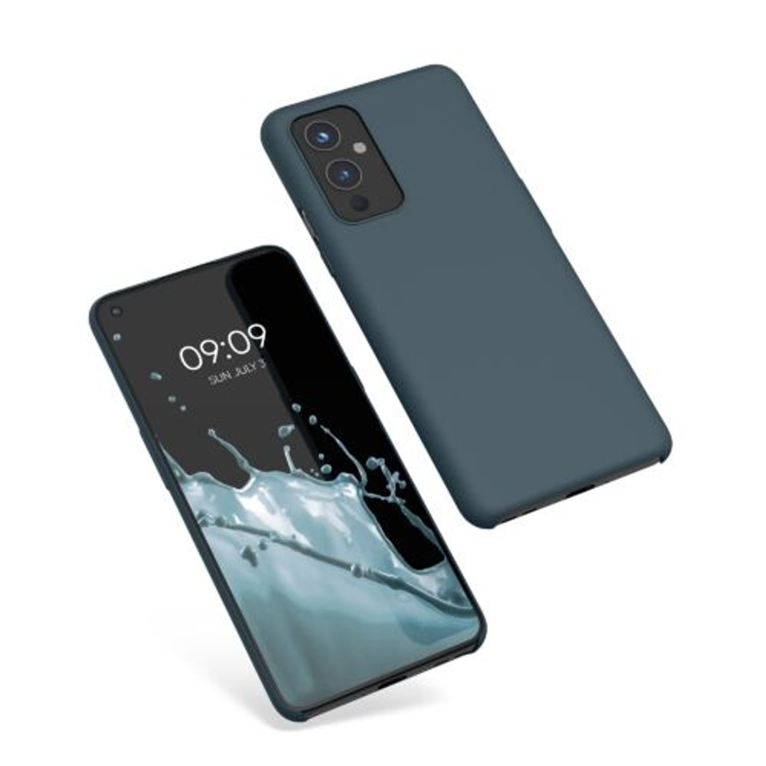 Husa pentru OnePlus 9, Silicon, Verde, 56040.202, Kwmobile fotografia produsului View 8 L