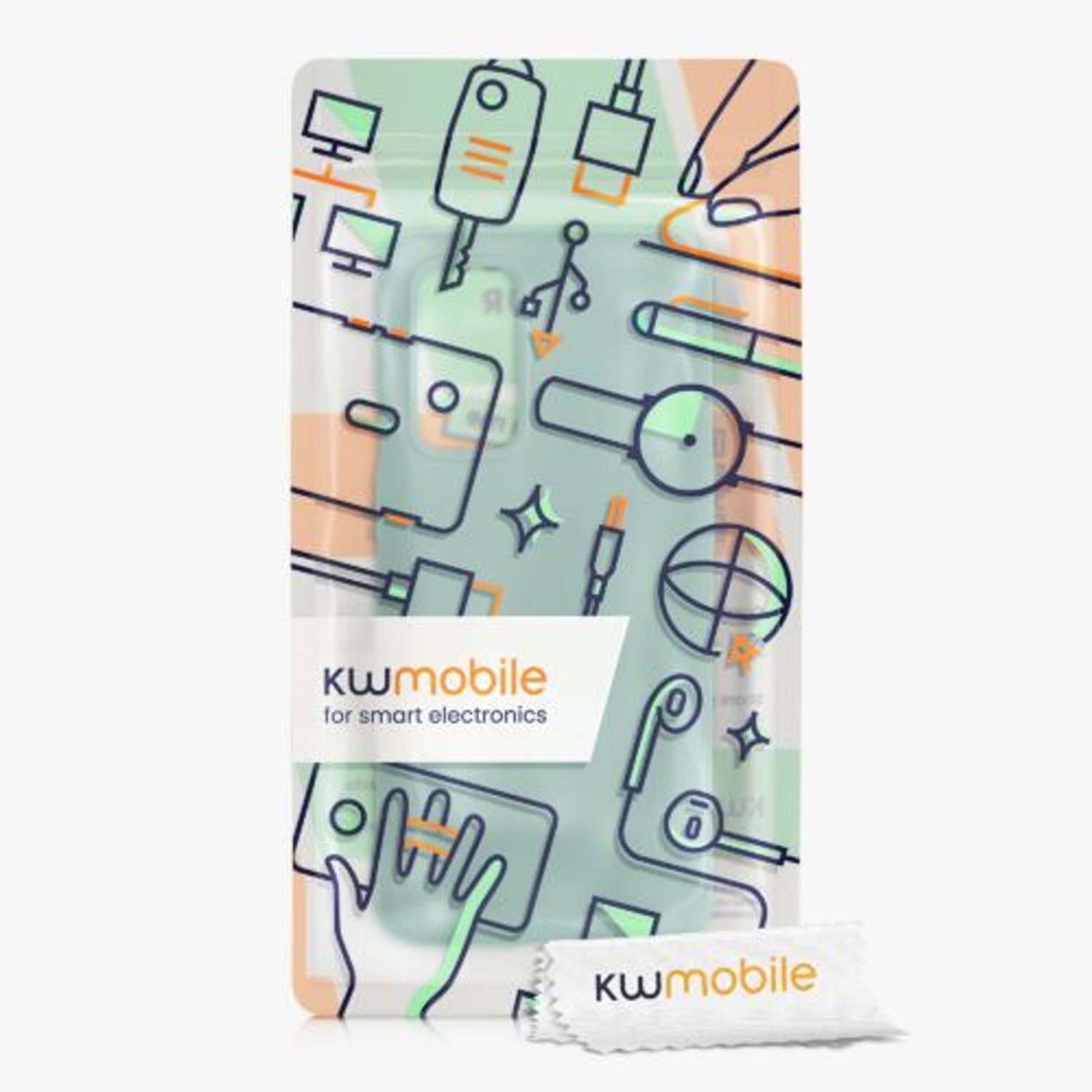 Husa pentru OnePlus 9, Silicon, Verde, 55348.71, Kwmobile fotografia produsului View 7 L
