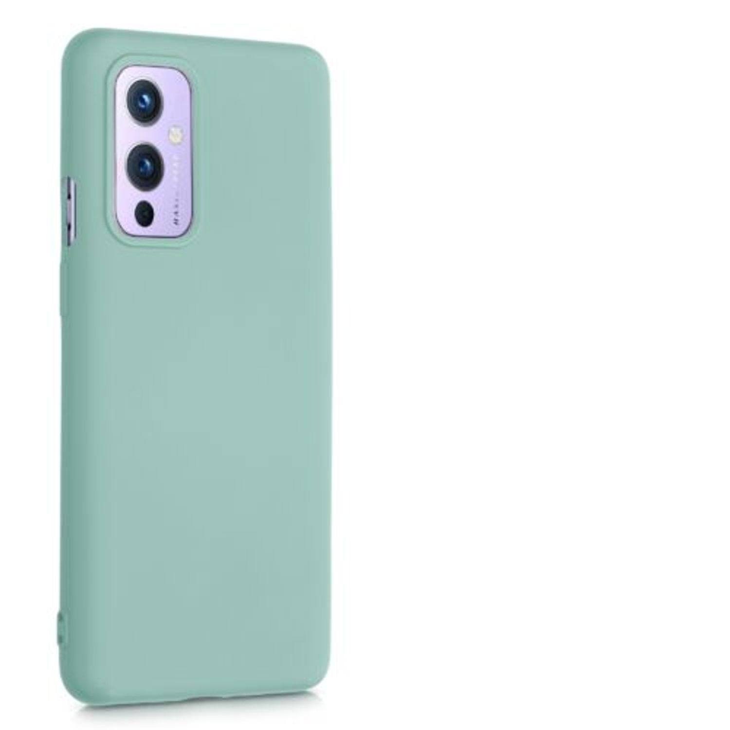 Husa pentru OnePlus 9, Silicon, Verde, 55348.71, Kwmobile fotografia produsului View 8 L