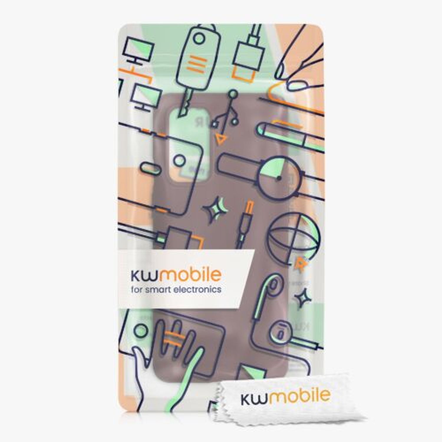 Husa pentru OnePlus 9, Silicon, Violet, 55348.190, Kwmobile fotografia produsului View 8 L