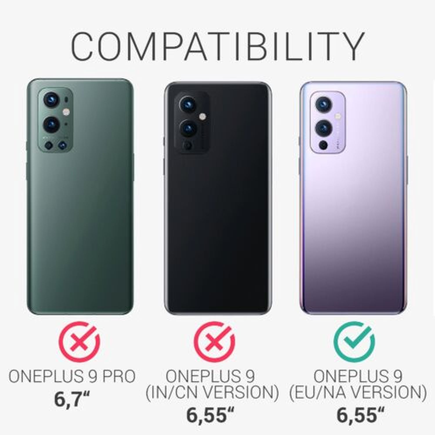 Husa pentru OnePlus 9, Silicon, Verde, 55348.57, Kwmobile fotografia produsului View 5 L