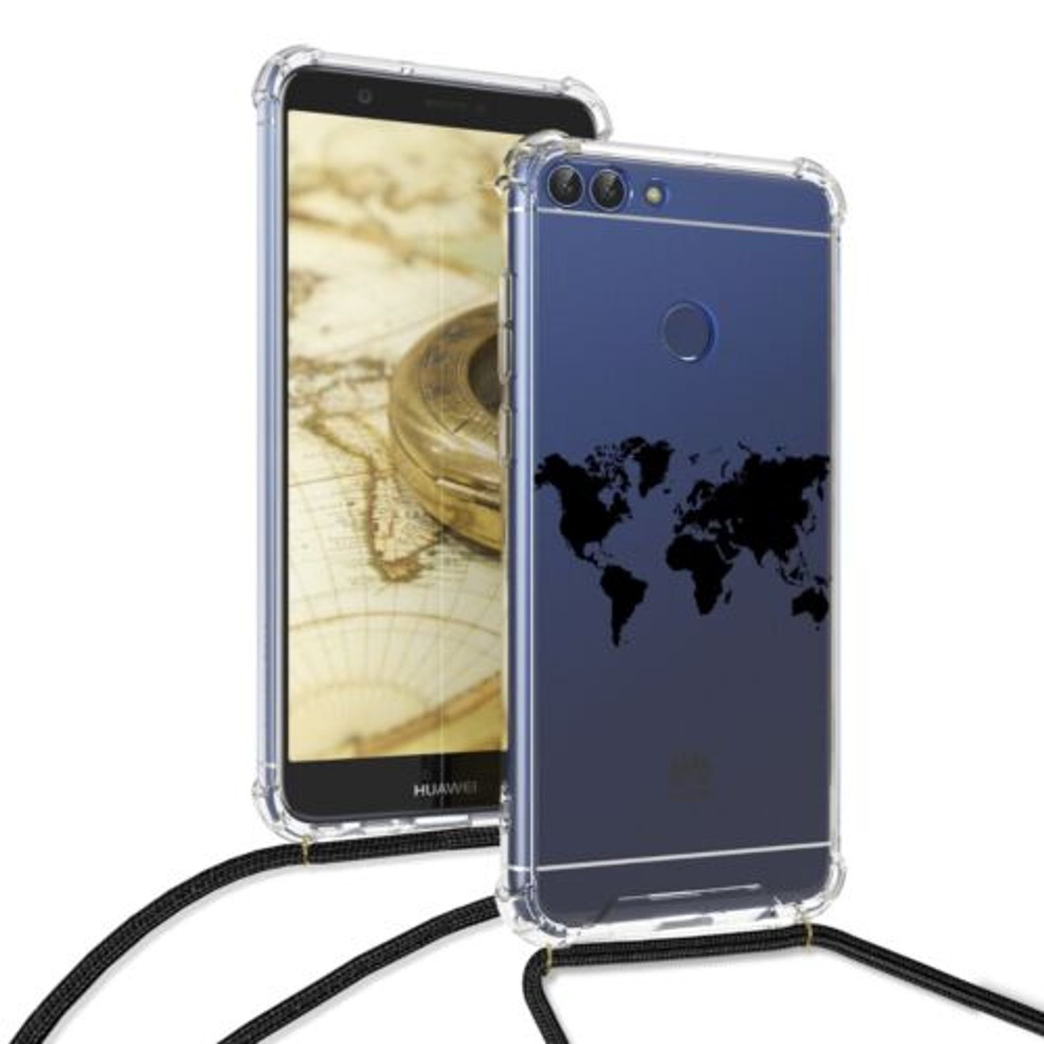 Husa pentru Huawei P Smart/Enjoy 7s, Silicon, Negru, 49645.01 fotografia produsului View 5 L