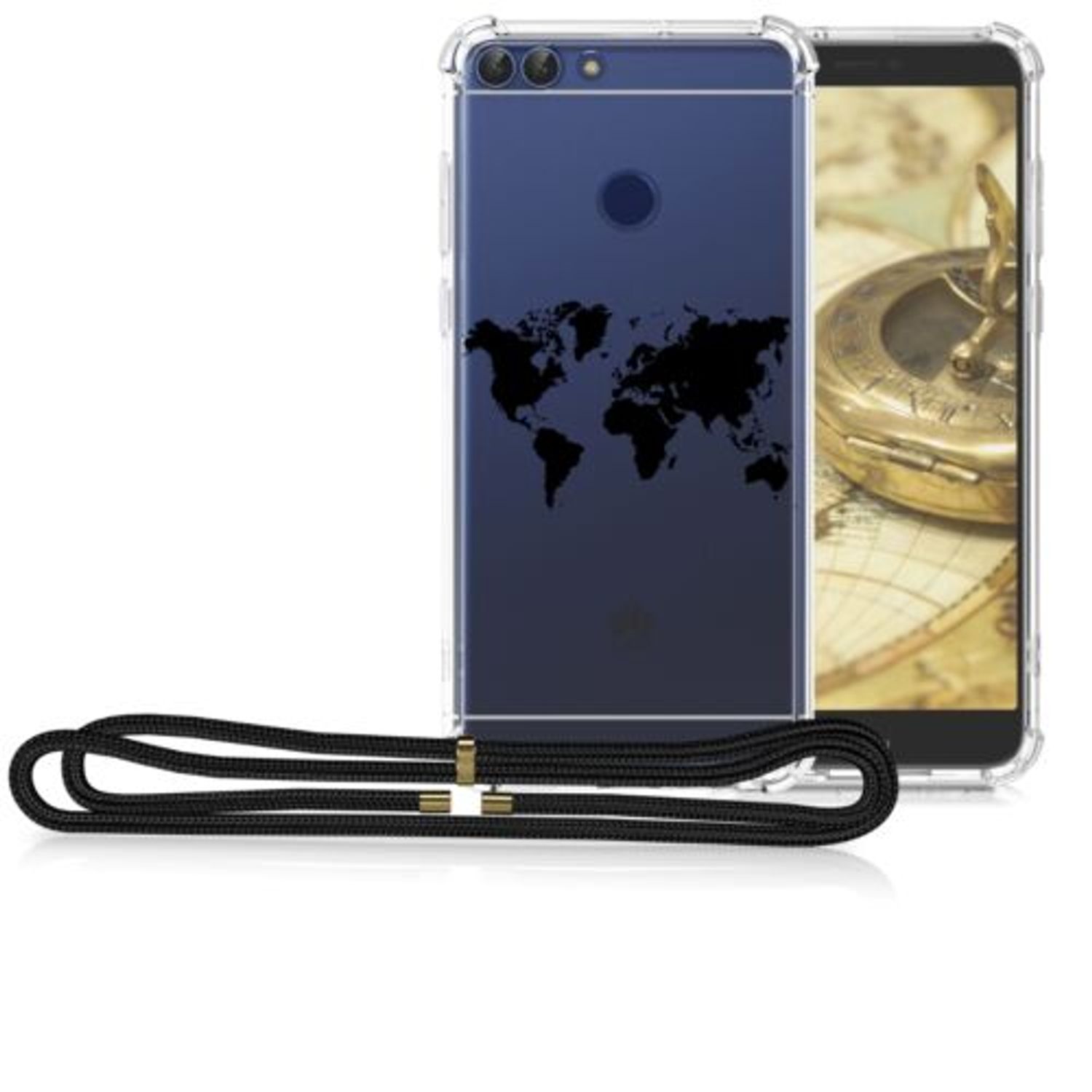 Husa pentru Huawei P Smart/Enjoy 7s, Silicon, Negru, 49645.01 fotografia produsului View 8 L