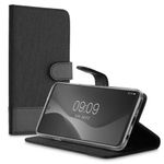 Husa pentru Motorola Edge 20 Lite, Textil, Negru, 56064.73, Kwmobile fotografia produsului View 2 S