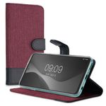 Husa pentru Motorola Edge 20 Lite, Textil, Rosu, 56064.20, Kwmobile fotografia produsului View 2 S