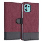 Husa pentru Motorola Edge 20 Lite, Textil, Rosu, 56064.20, Kwmobile fotografia produsului View 6 S