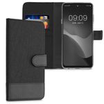 Husa pentru Motorola Edge 20 Lite, Textil, Negru, 56064.73, Kwmobile fotografia produsului