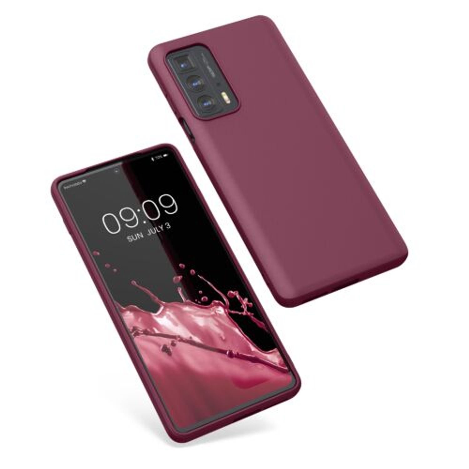 Husa pentru Motorola Edge 20 Pro, Silicon, Violet, 56063.187, Kwmobile fotografia produsului View 2 L