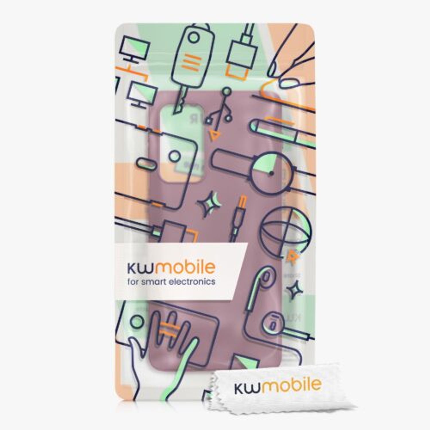 Husa pentru Motorola Edge 20 Pro, Silicon, Violet, 56063.187, Kwmobile fotografia produsului View 7 L