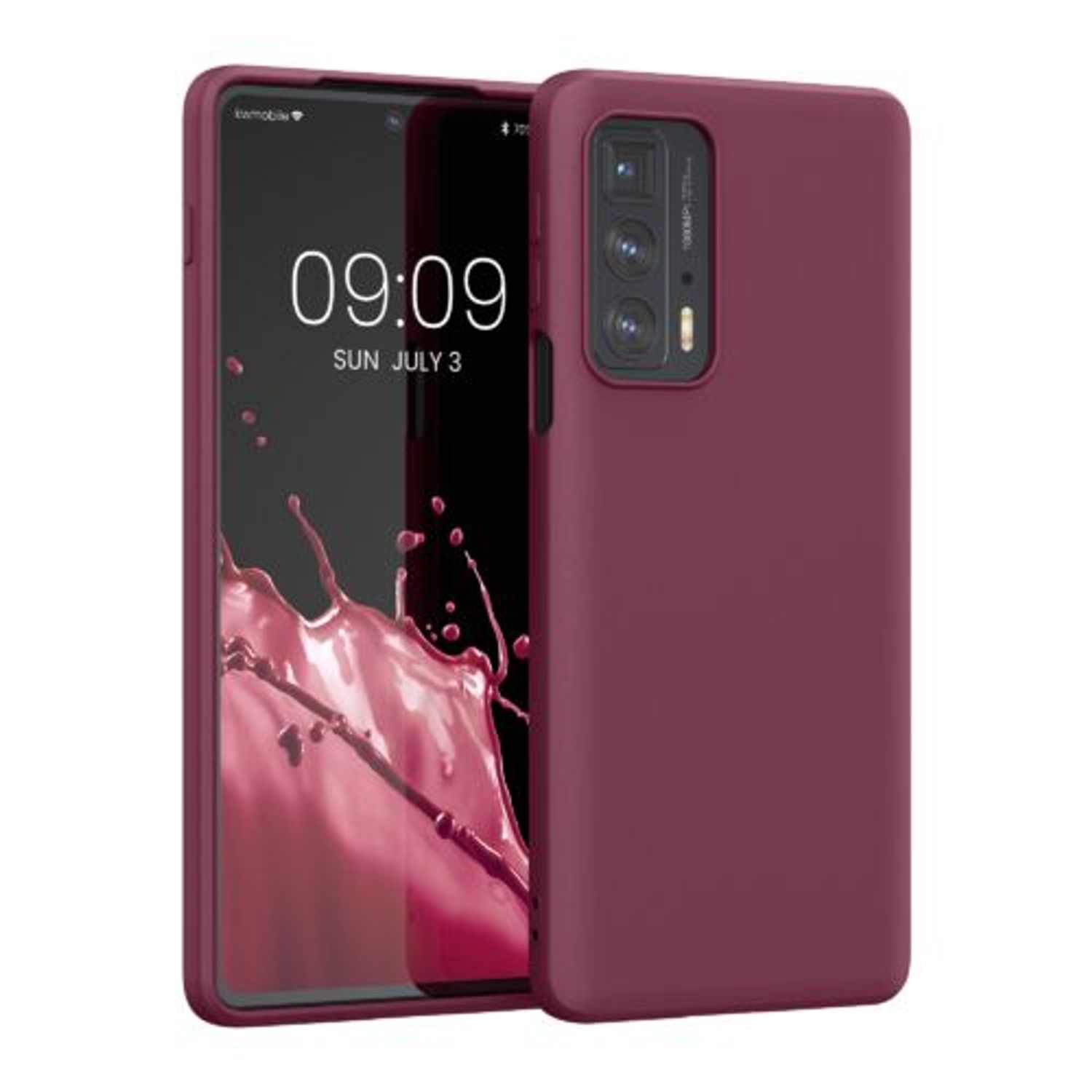 Husa pentru Motorola Edge 20 Pro, Silicon, Violet, 56063.187, Kwmobile fotografia produsului