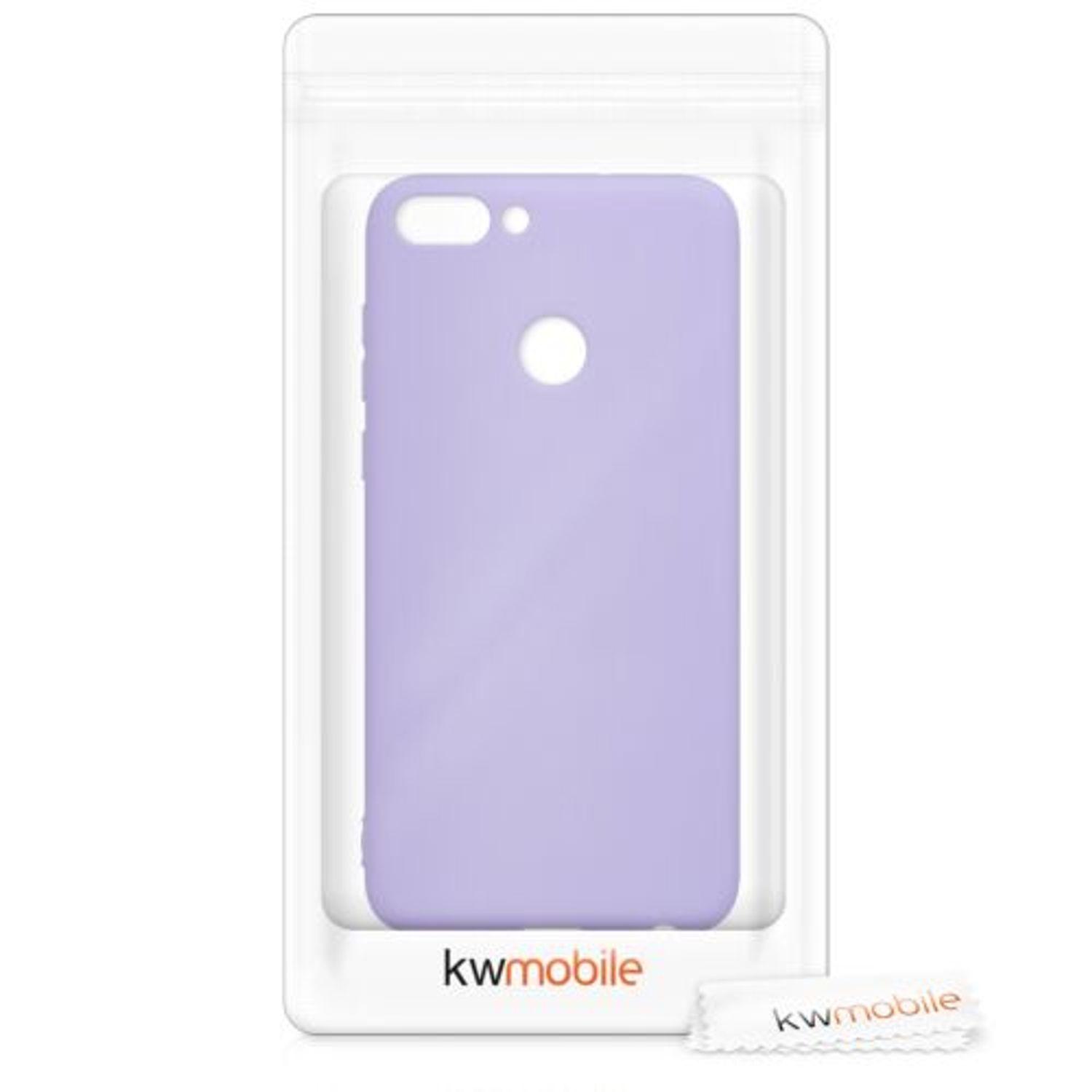 Husa pentru Huawei P Smart/Enjoy 7s, Silicon, Mov, 44124.108 fotografia produsului View 7 L