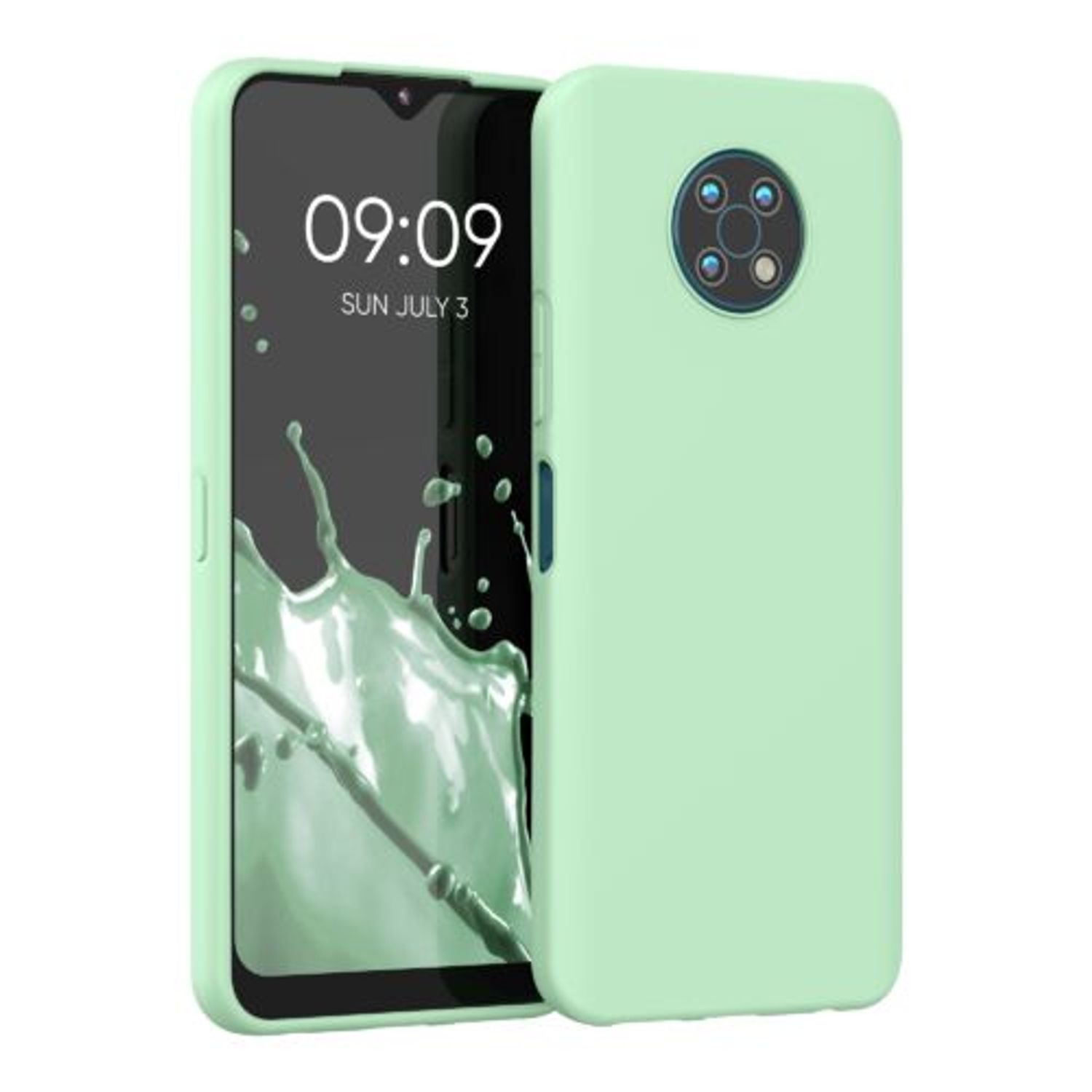 Husa pentru Nokia G50, Silicon, Verde, 56293.50, Kwmobile fotografia produsului