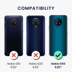 Husa pentru Nokia G50, Silicon, Verde, 56293.50, Kwmobile fotografia produsului View 6 S