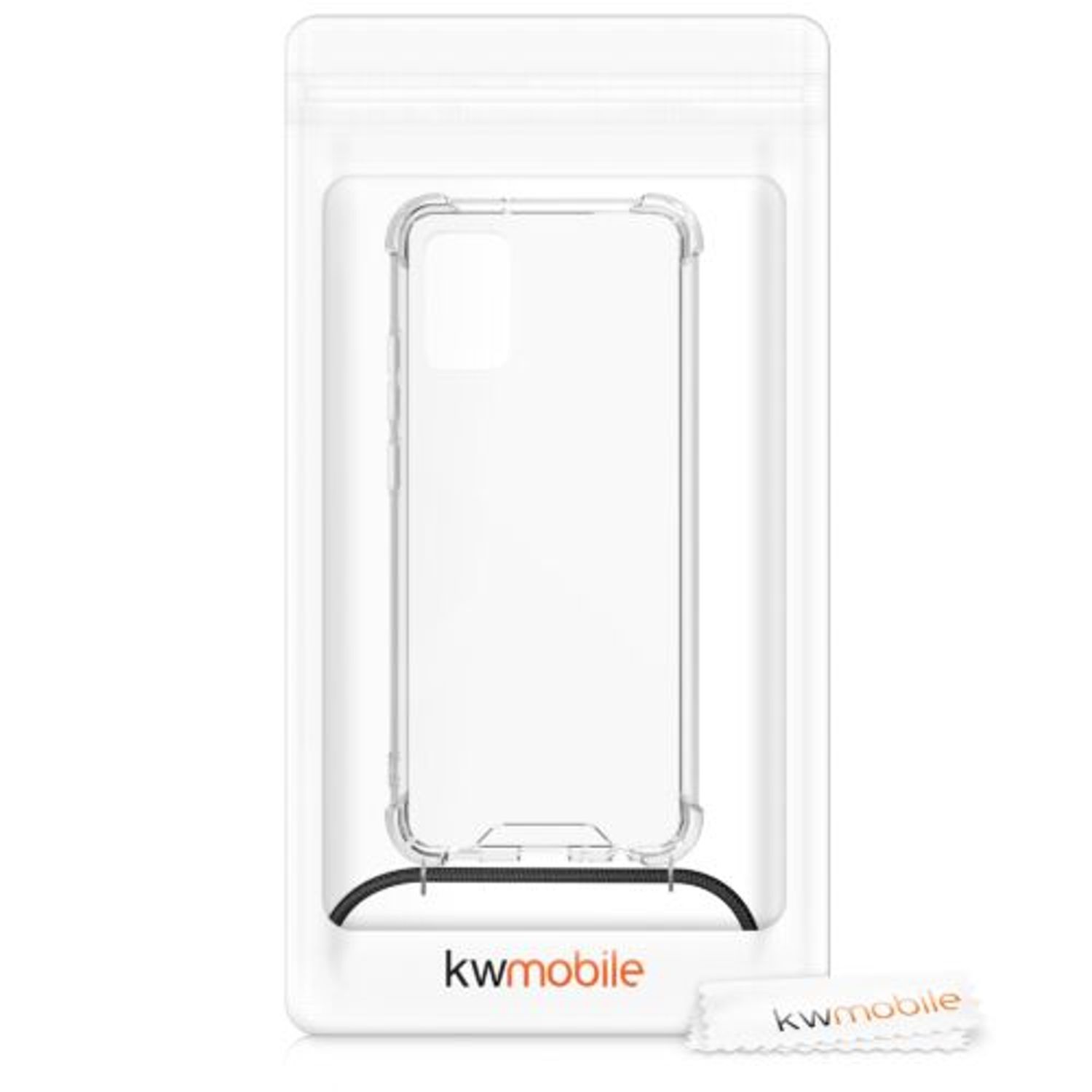 Husa pentru Samsung Galaxy A02s, Silicon, Transparent, 55090.01, Kwmobile fotografia produsului View 10 L