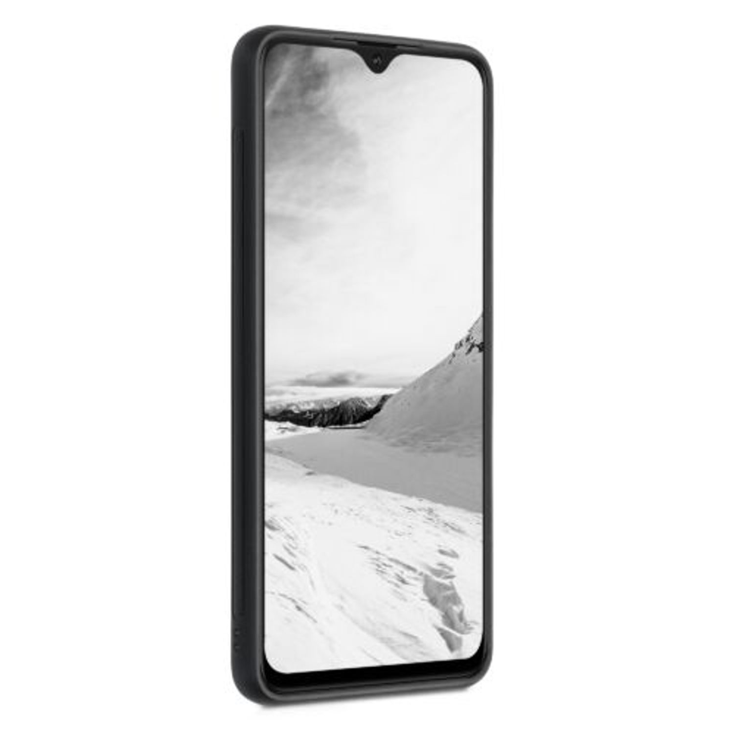 Husa pentru Samsung Galaxy A12, Lemn, Maro, 55092.02, Kwmobile fotografia produsului View 3 L