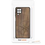 Husa pentru Samsung Galaxy A12, Lemn, Maro, 55092.02, Kwmobile fotografia produsului View 6 S