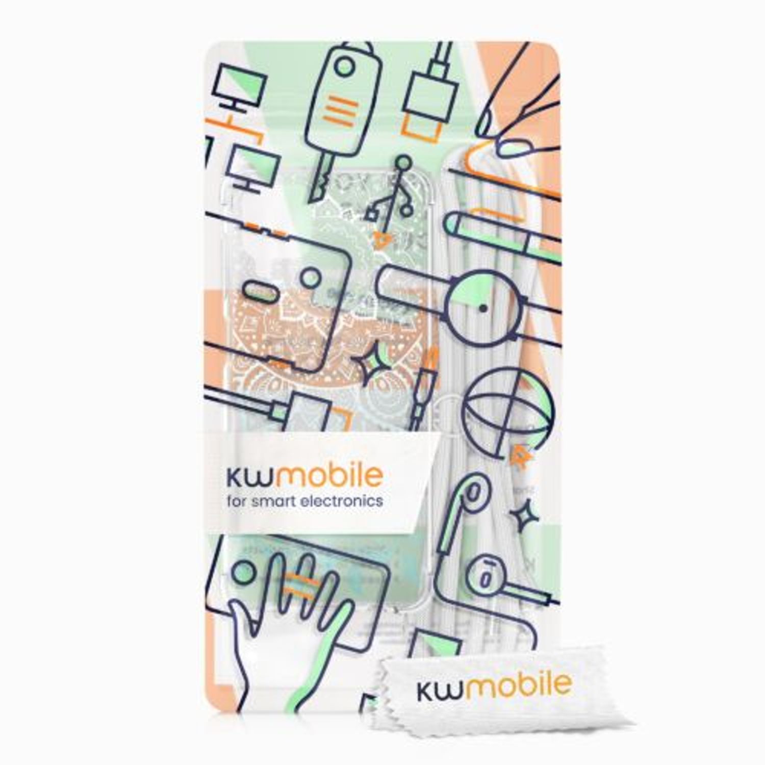 Husa pentru Samsung Galaxy A12, Silicon, Multicolor, 56028.02, Kwmobile fotografia produsului View 7 L