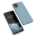 Husa pentru Samsung Galaxy A12, Silicon, Albastru, 54048.207, Kwmobile fotografia produsului View 2 S