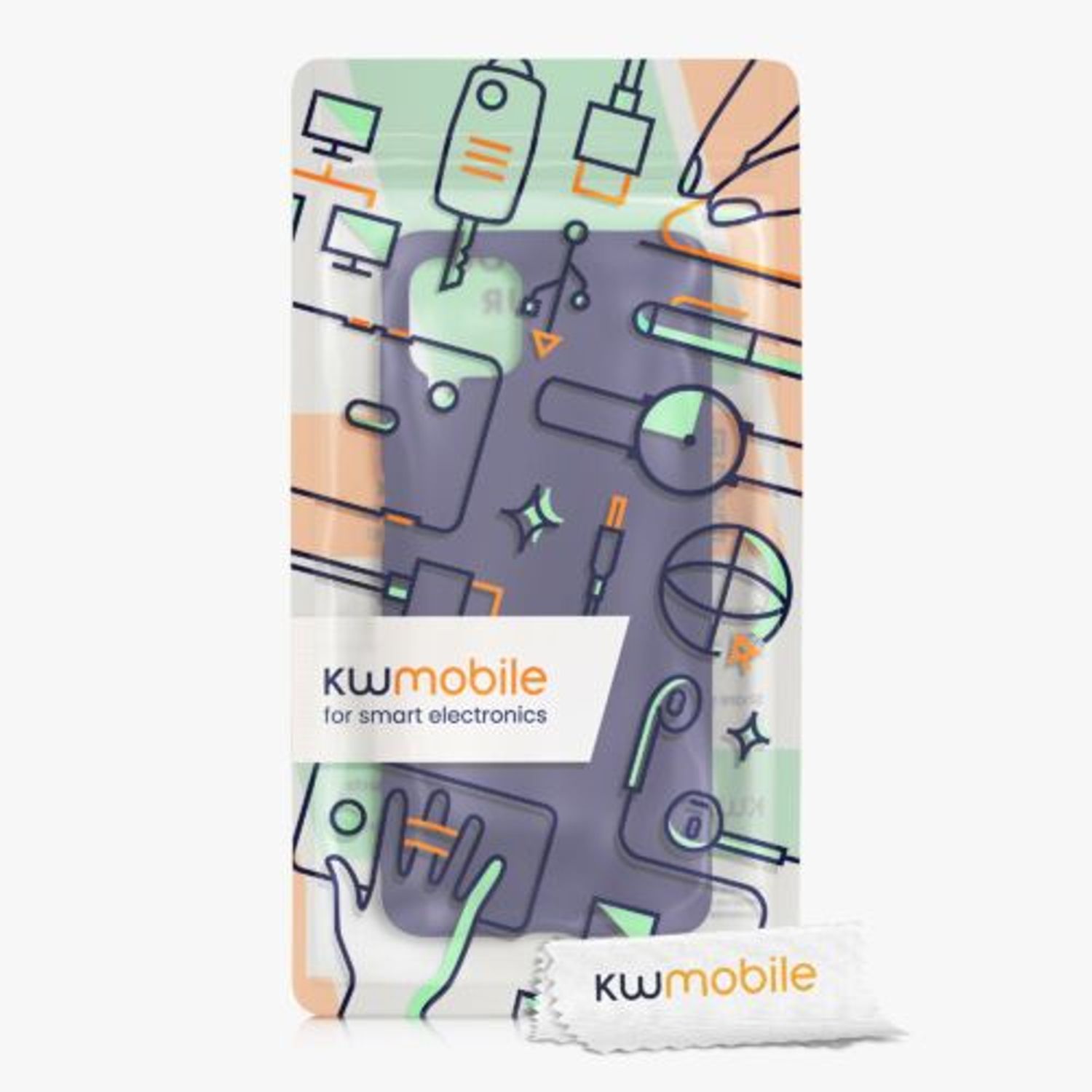 Husa pentru Samsung Galaxy A12, Silicon, Albastru, 54048.182, Kwmobile fotografia produsului View 7 L