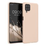 Husa pentru Samsung Galaxy A12, Silicon, Crem, 54048.154, Kwmobile fotografia produsului