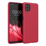 Husa pentru Samsung Galaxy A12, Silicon, Rosu, 54048.229, Kwmobile fotografia produsului