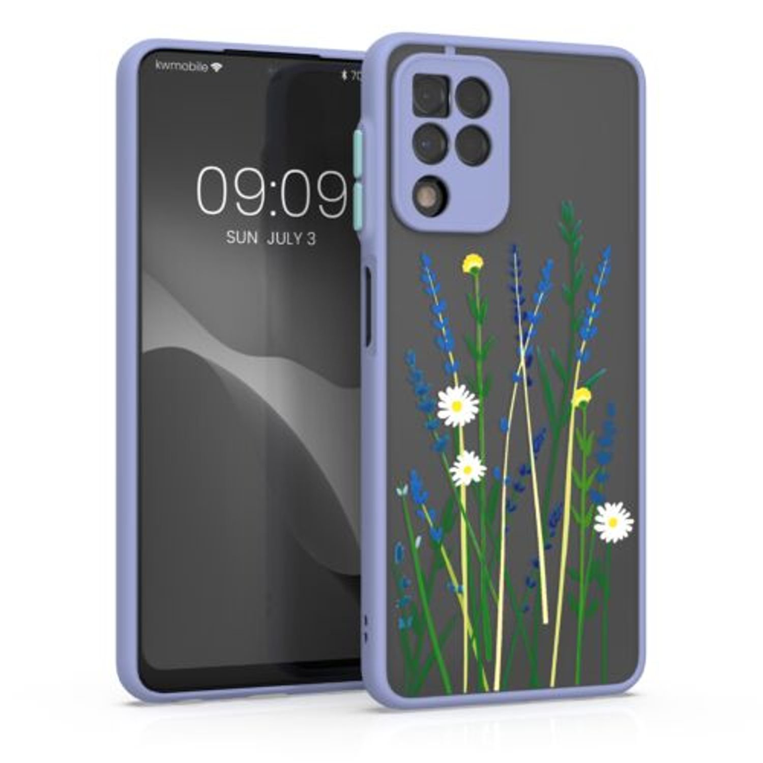 Husa pentru Samsung Galaxy A22, Silicon, Multicolor, 56340.01, Kwmobile fotografia produsului
