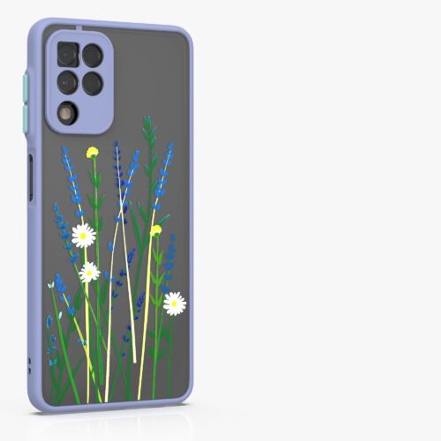 Husa pentru Samsung Galaxy A22, Silicon, Multicolor, 56340.01, Kwmobile fotografia produsului View 9 L