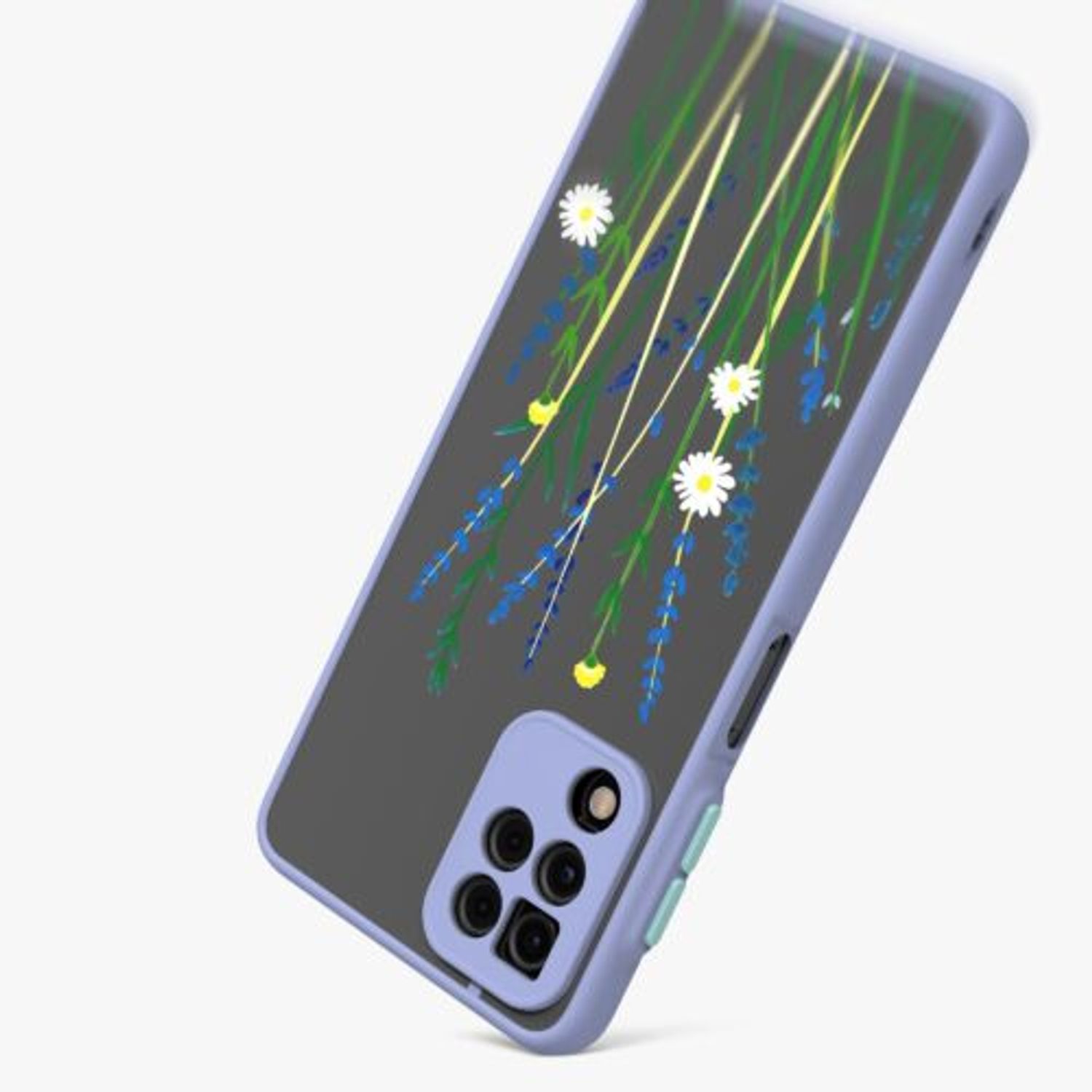Husa pentru Samsung Galaxy A22, Silicon, Multicolor, 56340.01, Kwmobile fotografia produsului View 6 L
