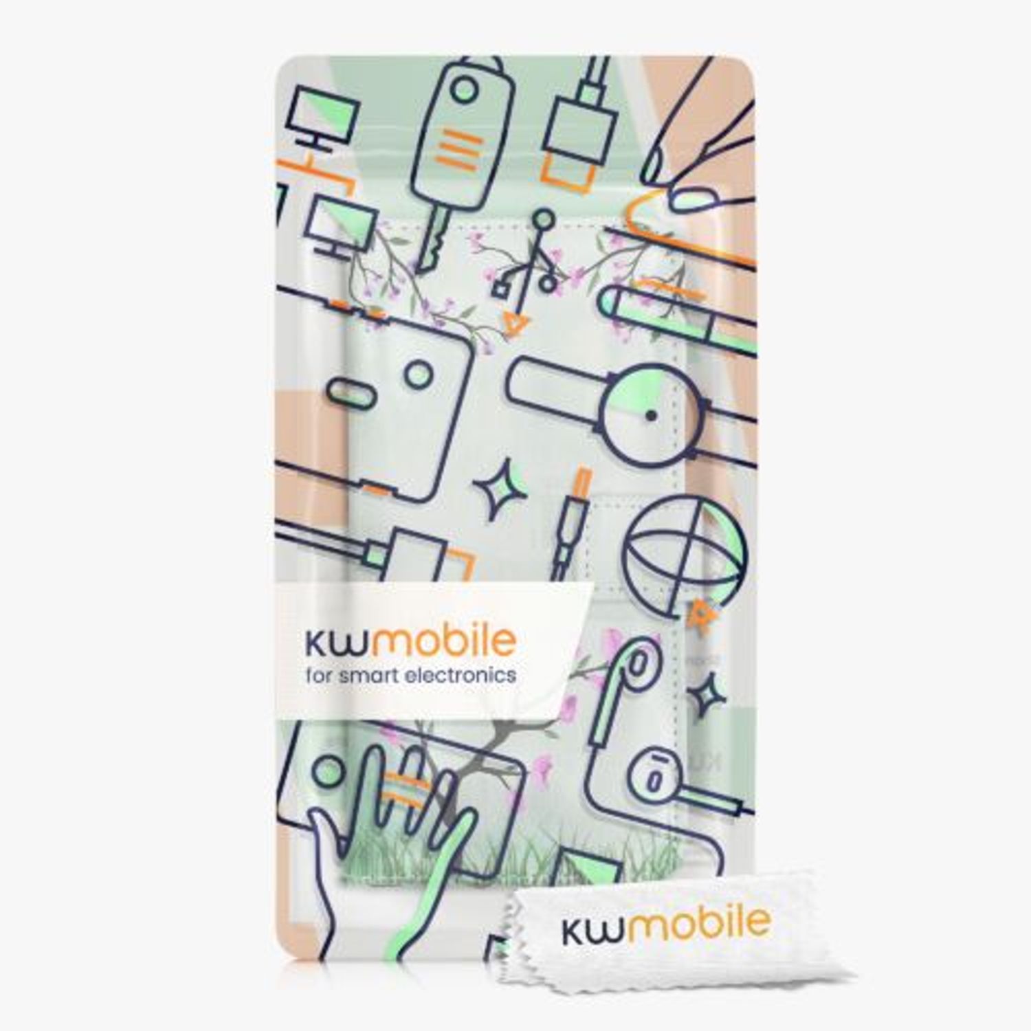 Husa pentru Samsung Galaxy A22, Piele ecologica, Multicolor, 55496.05, Kwmobile fotografia produsului View 7 L