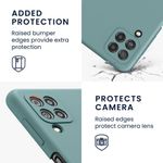 Husa pentru Samsung Galaxy A22, Silicon, Verde, 55500.207, Kwmobile fotografia produsului View 4 S