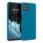 Husa pentru Samsung Galaxy A22, Silicon, Albastru, 55493.224, Kwmobile fotografia produsului