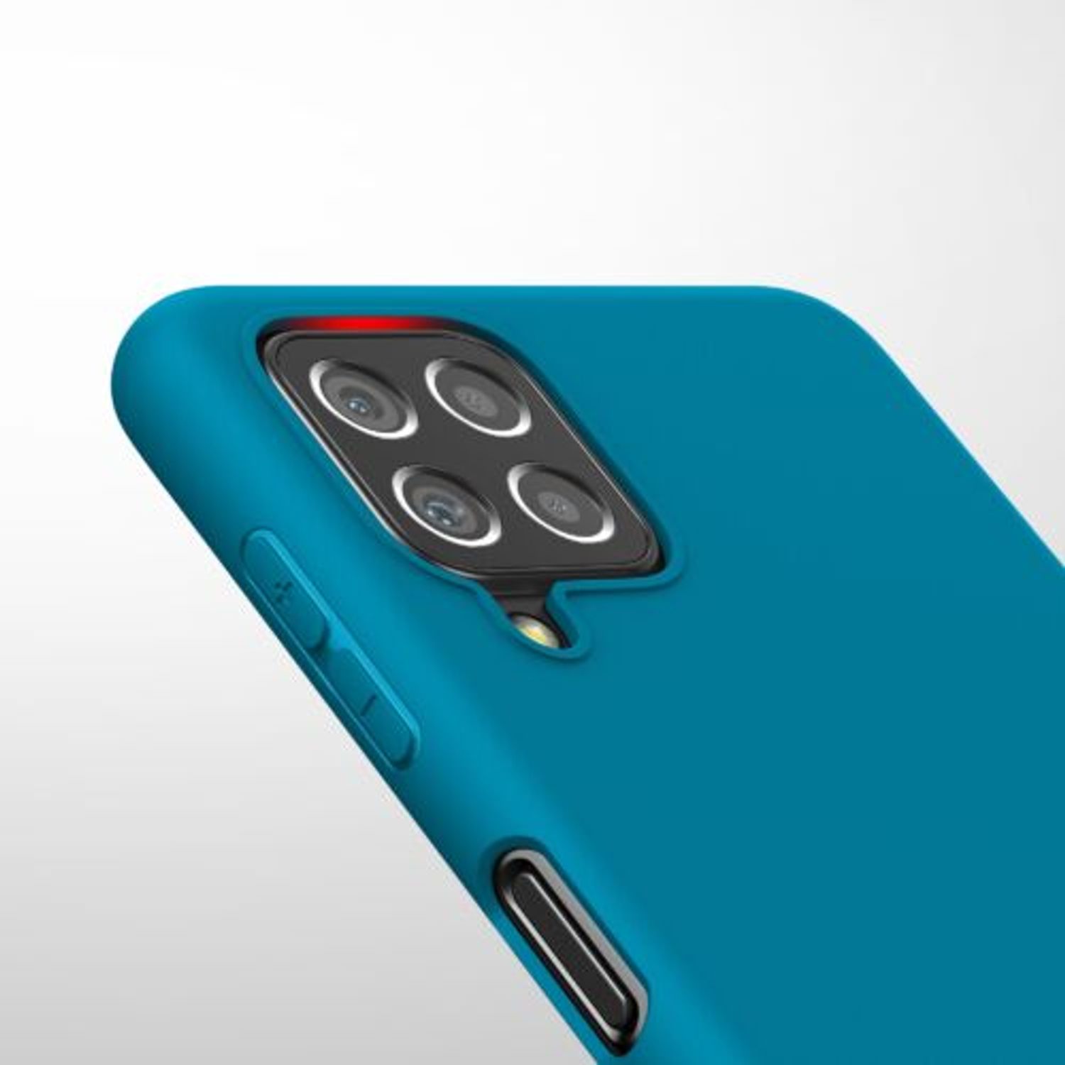Husa pentru Samsung Galaxy A22, Silicon, Albastru, 55493.224, Kwmobile fotografia produsului View 8 L