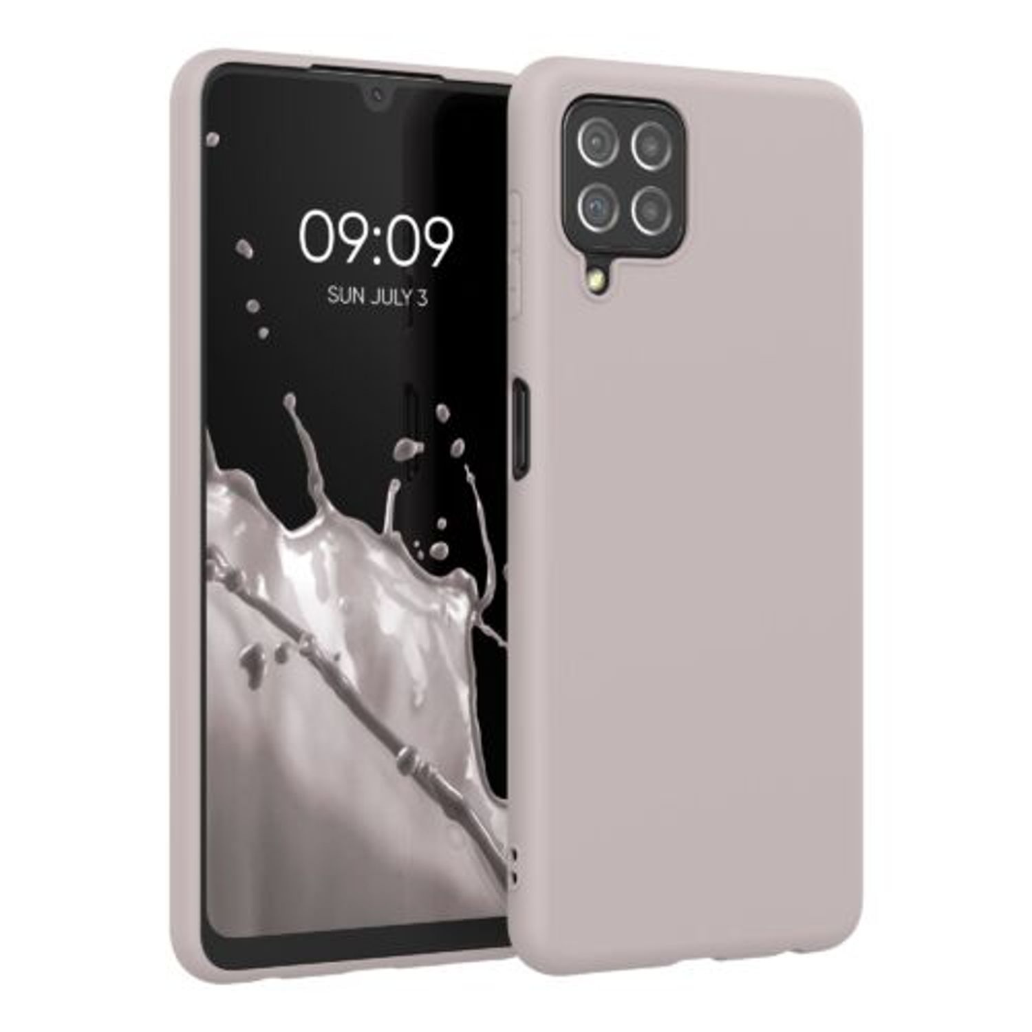 Husa pentru Samsung Galaxy A22, Silicon, Mov, 55493.192, Kwmobile fotografia produsului