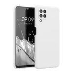 Husa pentru Samsung Galaxy A22, Silicon, Alb, 55500.48, Kwmobile fotografia produsului