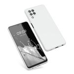 Husa pentru Samsung Galaxy A22, Silicon, Alb, 55500.48, Kwmobile fotografia produsului View 2 S